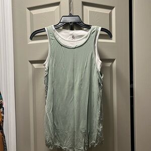 Kindred Bravely Light Green Breastfeeding Tank Top